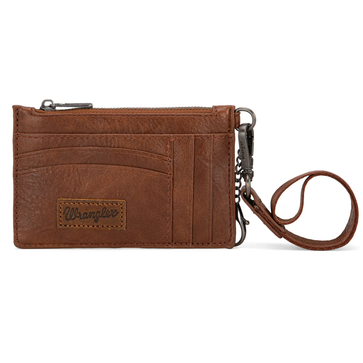 Wrangler Solid Colour Key Chain Wristlet Card Wallet