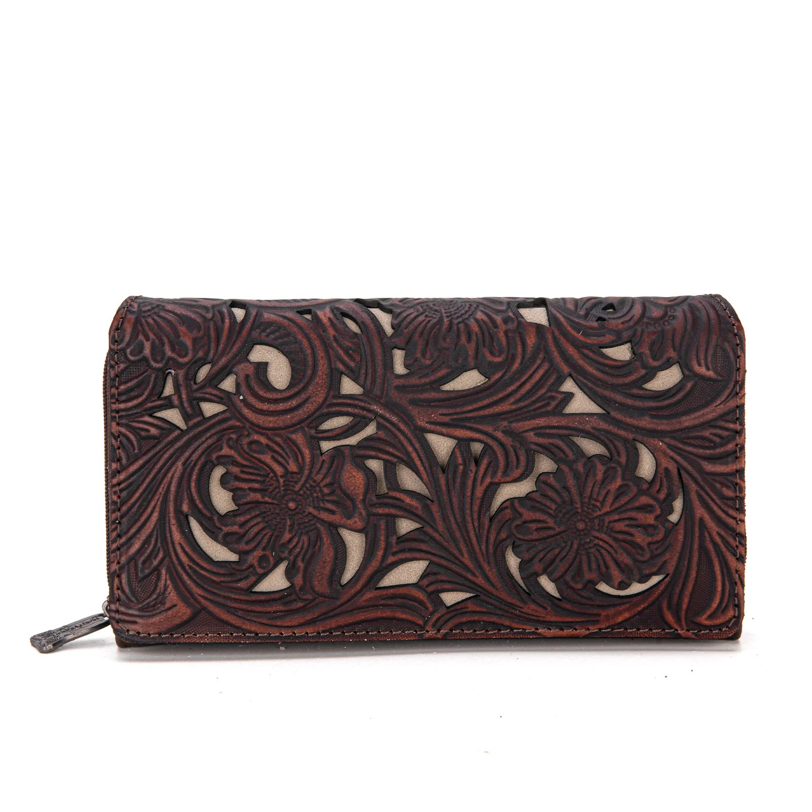 Trinity Ranch Floral Tooled Colleciton Wallet
