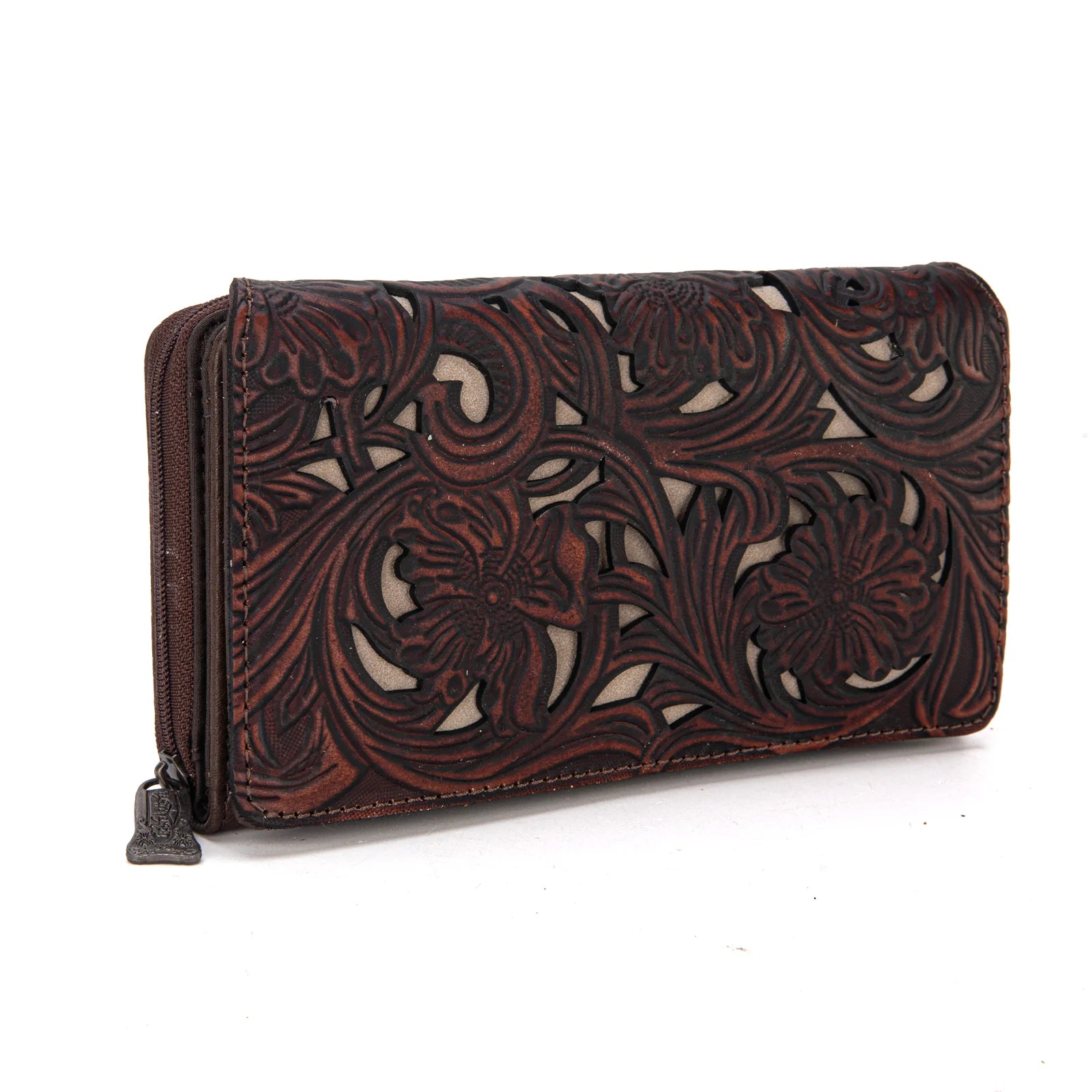 Trinity Ranch Floral Tooled Colleciton Wallet