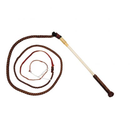 Stock Whip 7Ft X 6 Plait Rehide Complete