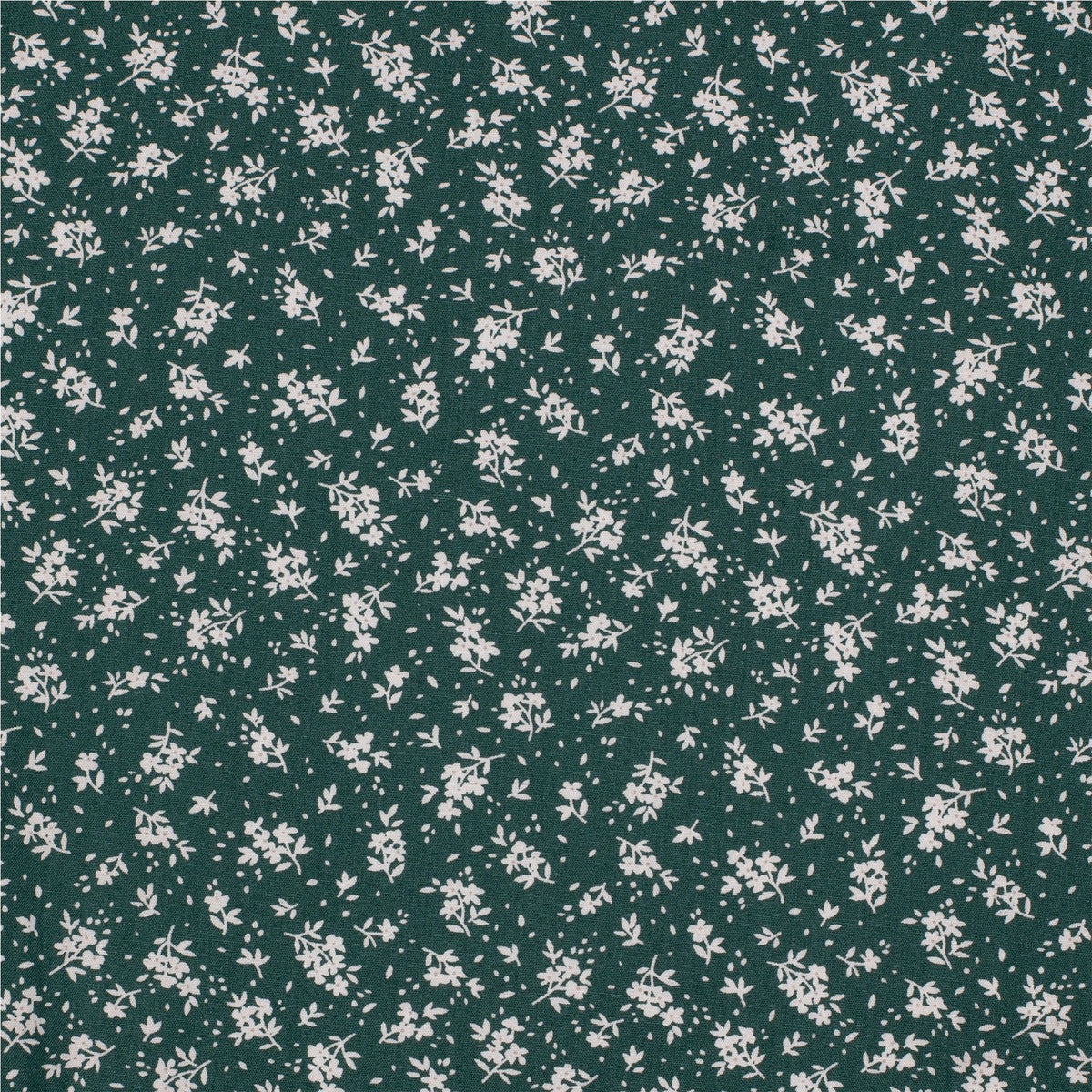 Just Country Wms Abbey Frills Full Button Print Workshirt Forest Green Bouquet