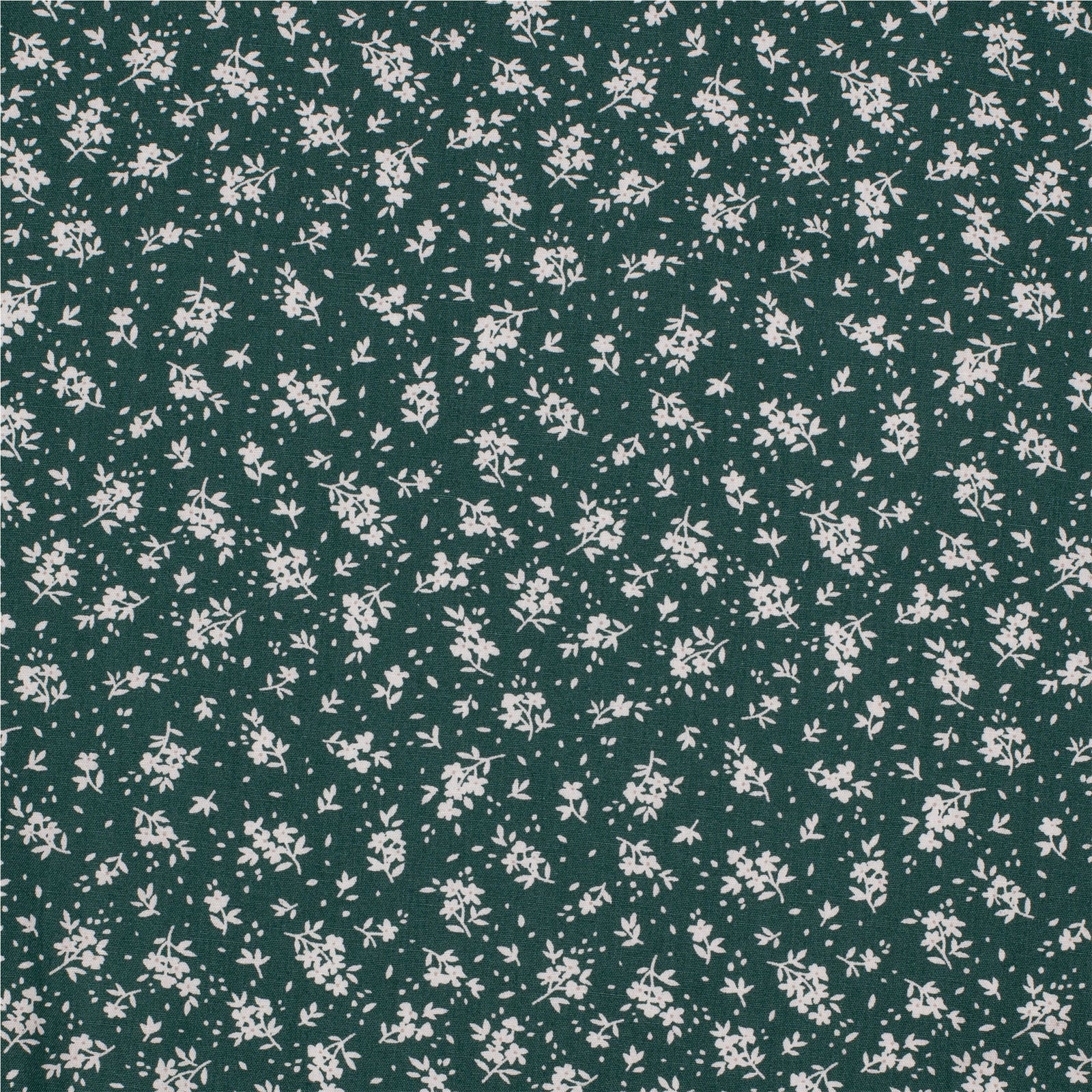 Just Country Wms Abbey Frills Full Button Print Workshirt Forest Green Bouquet