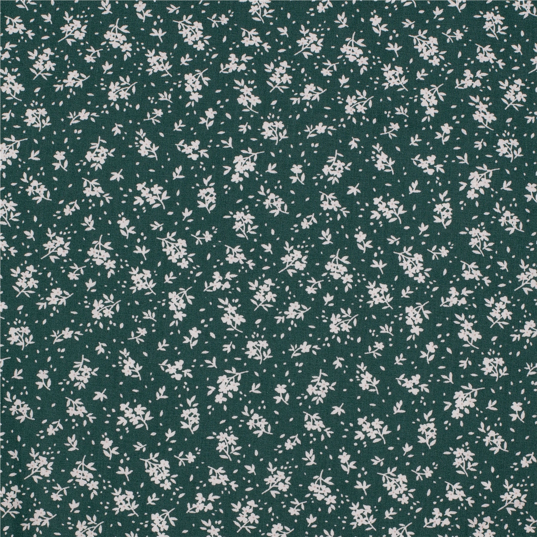 Just Country Wms Abbey Frills Full Button Print Workshirt Forest Green Bouquet