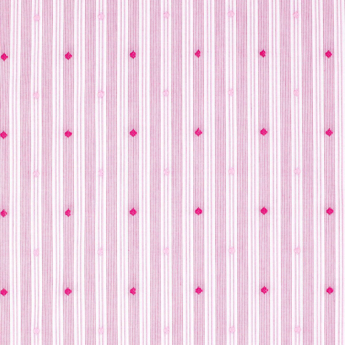 Just Country Wms Abbey Full Button Print Workshirt White/Hot Pink Stripe