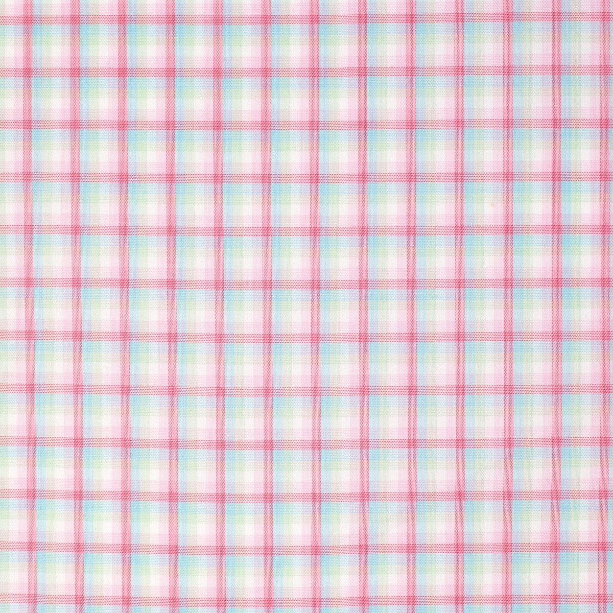 Just Country Wms Abbey Full Button Print Workshirt Rose/Aqua Check