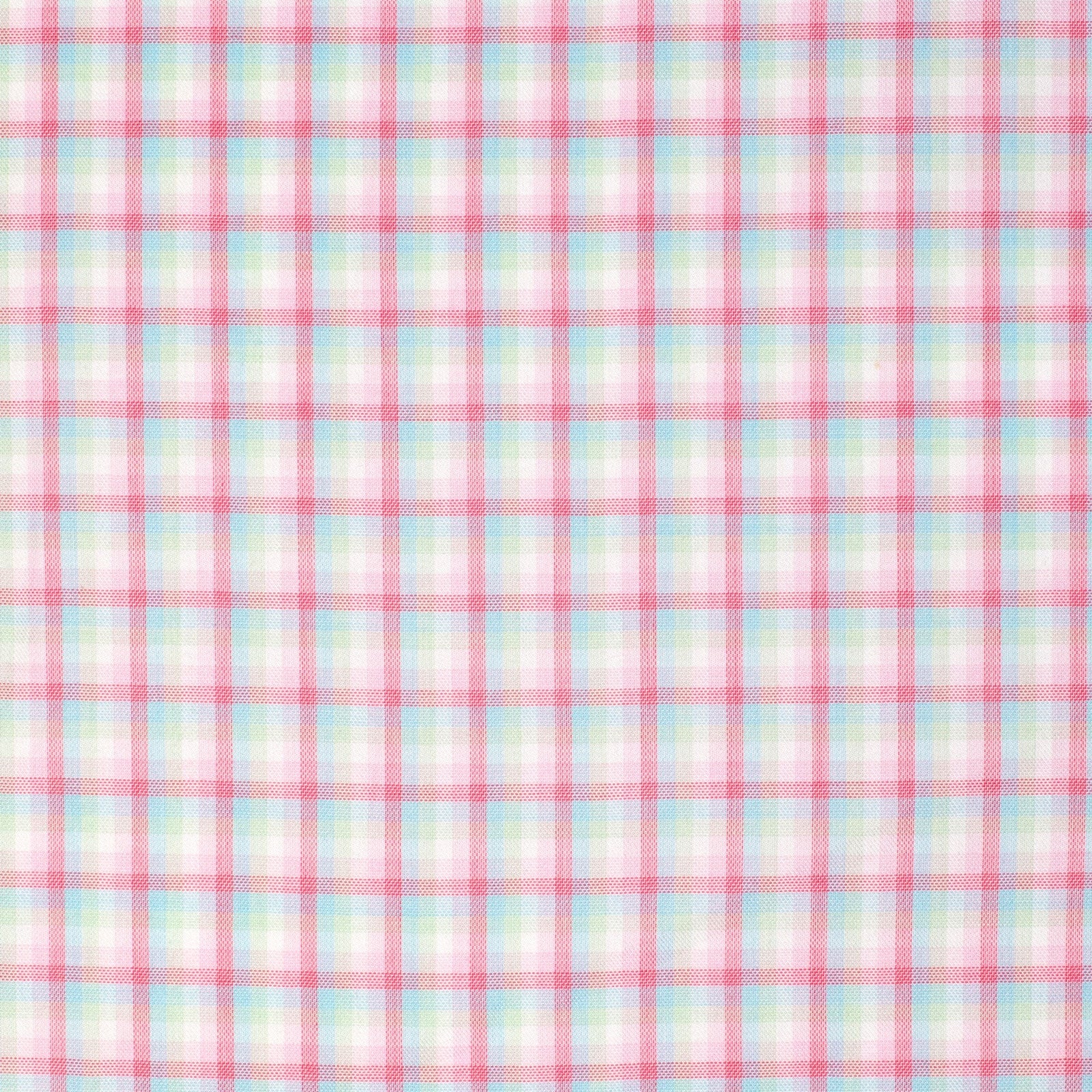 Just Country Wms Abbey Full Button Print Workshirt Rose/Aqua Check