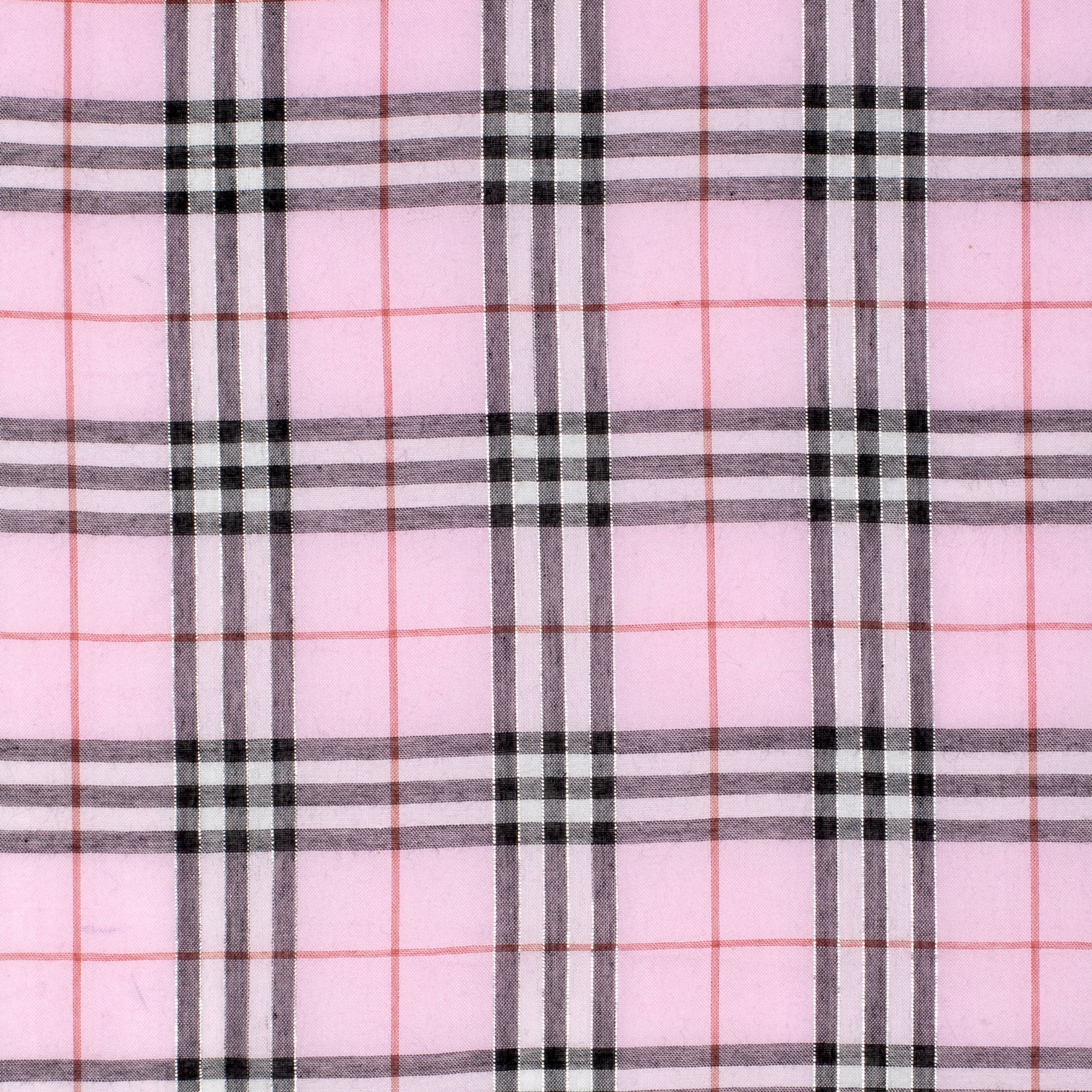 Just Country Wms Abbey Frills Full Button Print Workshirt Musk Pink Lurek Plaid