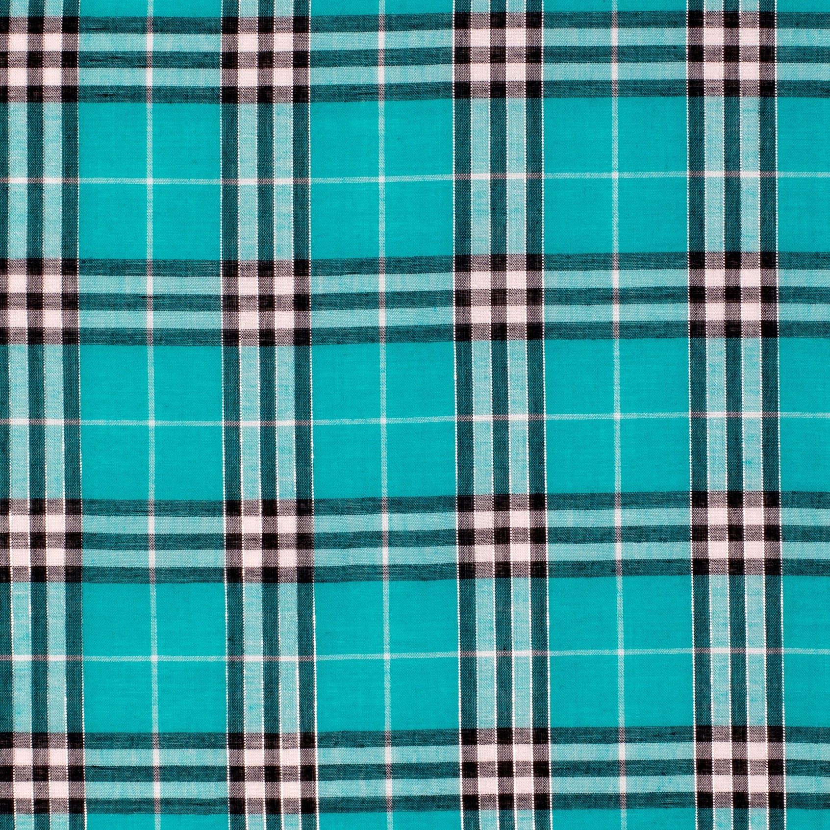 Just Country Wms Abbey Frills Full Button Print Workshirt Peacock Green Lurex Plaid