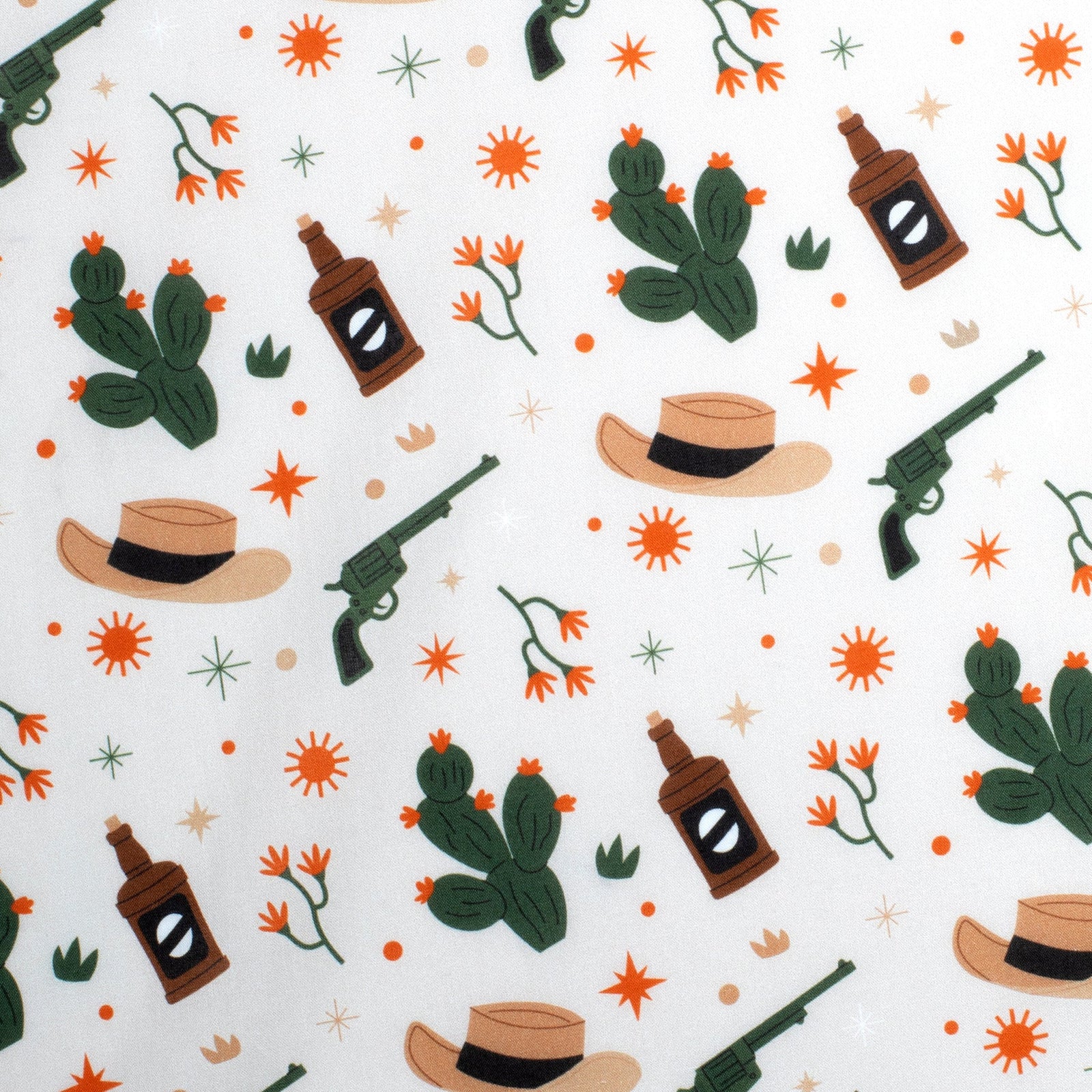 Just Country Wmns Abbey Full Button Long Sleeve Print Workshirt Stone Western Scene - EOFY Sale