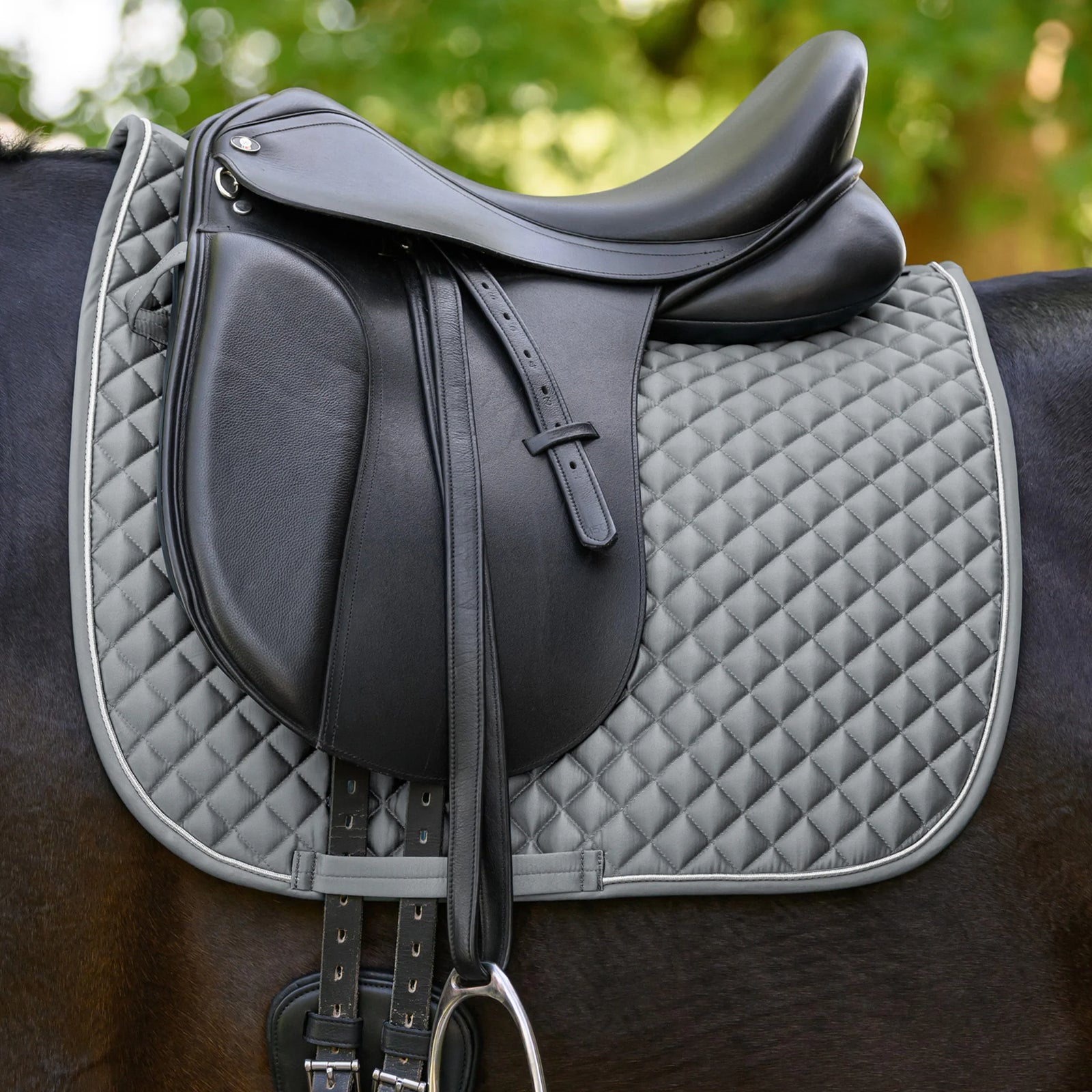 Waldhausen Saddle Pad Felix Glam Chrome Grey