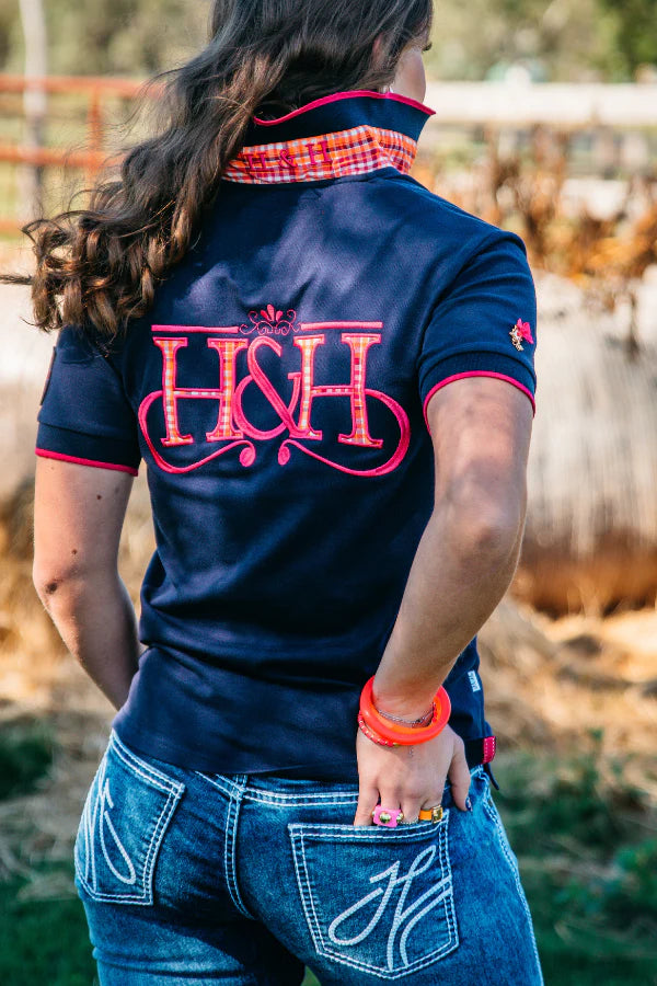 Hitchley and Harrow Loose Fit Polo - Navy