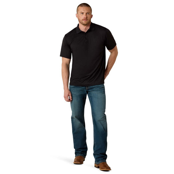 Ariat Mns Tek Polo Black