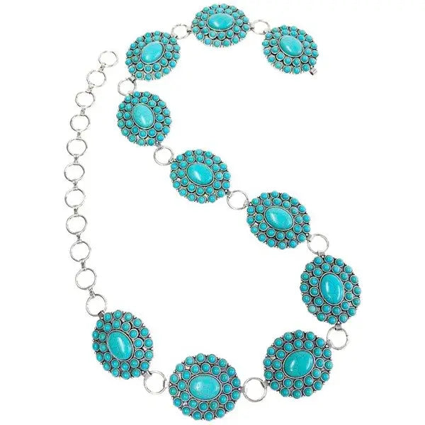 Western Concho Chain Belt | Country Clothing - Belts | Saddleworld Ipswich