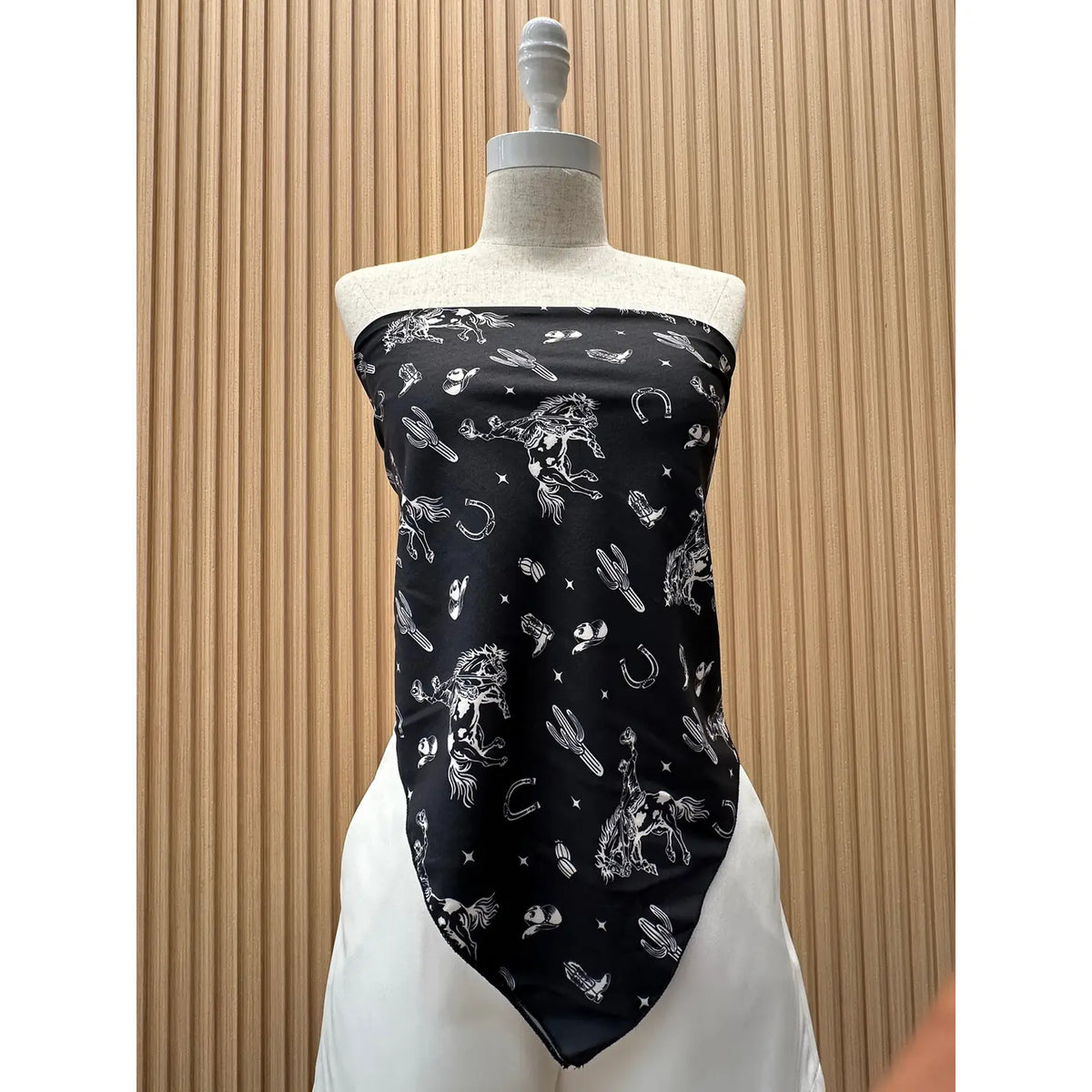 Western Cowboy Rodeo All Over Print Scarf | COuntry Clothing - Ladies SHirt | Saddleworld Ipswich