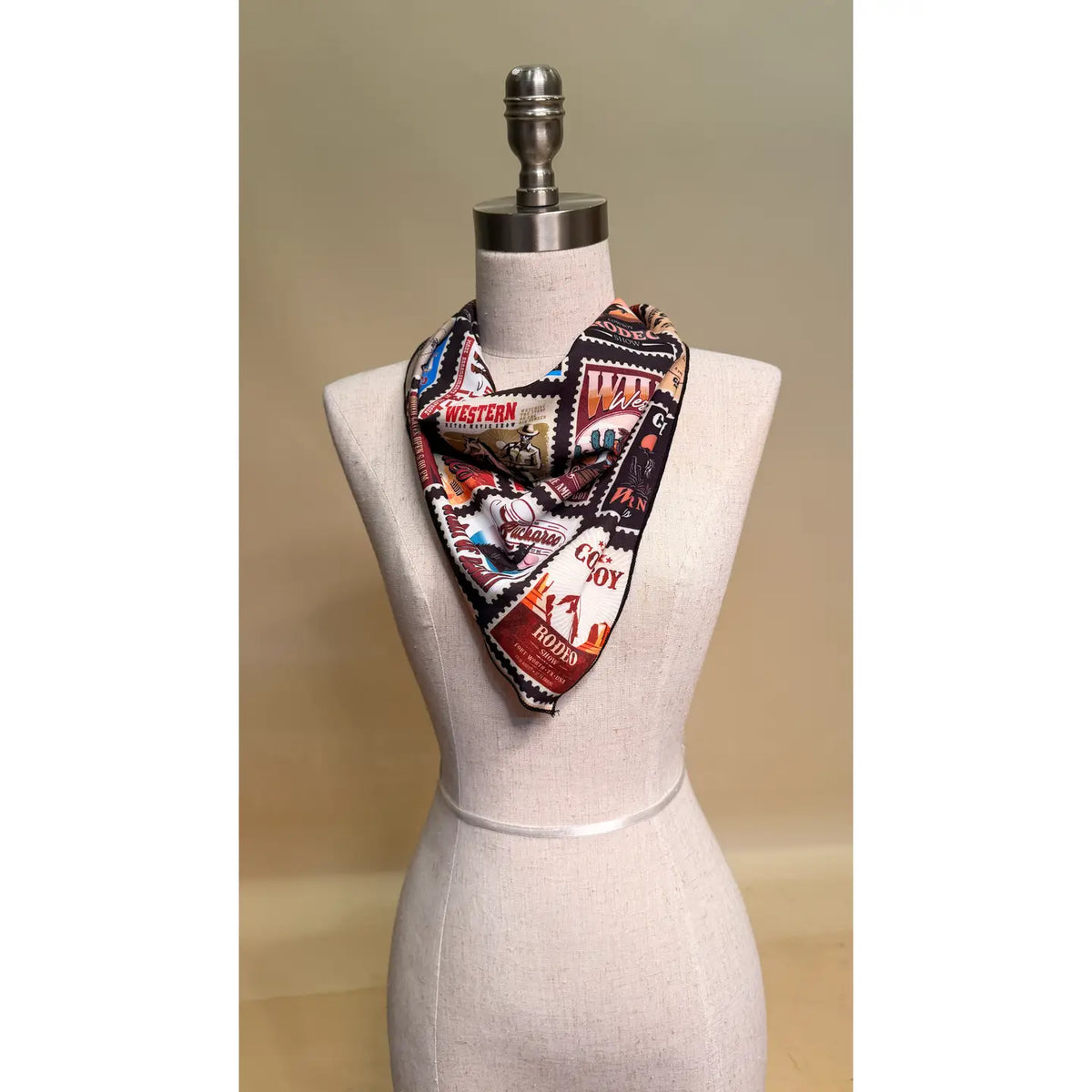 Western Rodeo Print Wild Rag | Country Clothing - Ladies Shirt | Saddleworld Ipswich