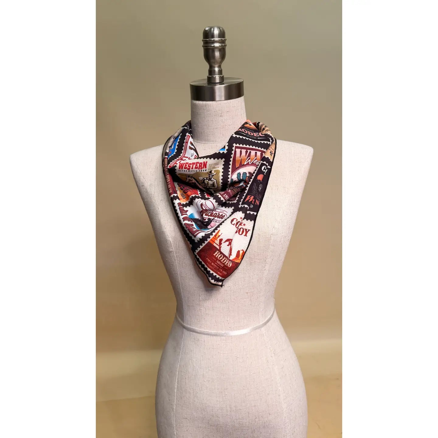 Western Rodeo Print Wild Rag | Country Clothing - Ladies Shirt | Saddleworld Ipswich