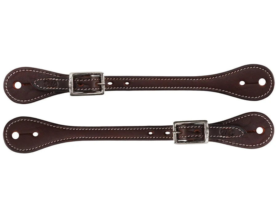 Western Spur Straps Brown Mens | Rider Wear - Spurs | Saddleworld Ipswich