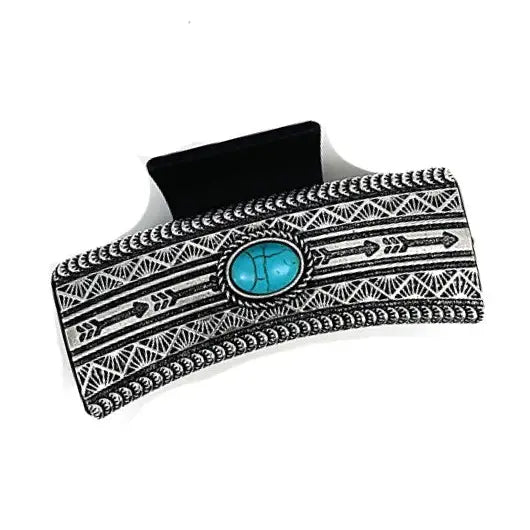 Western Style Turquoise Casting Hair Claw | Giftware - Accessories | Saddleworld Ipswich