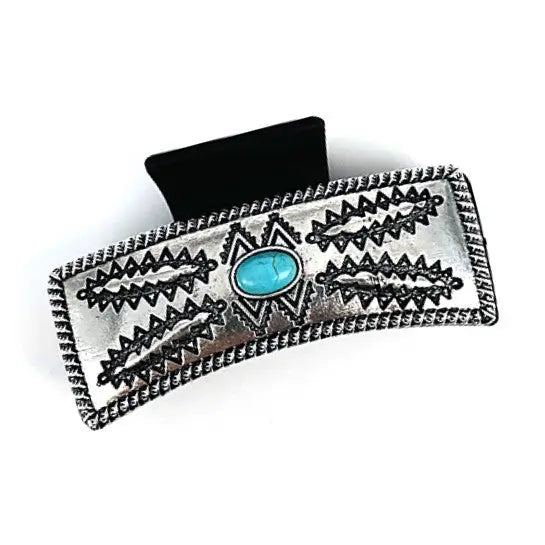 Western Style Turquoise Casting Hair Claw | Giftware - Accessories | Saddleworld Ipswich