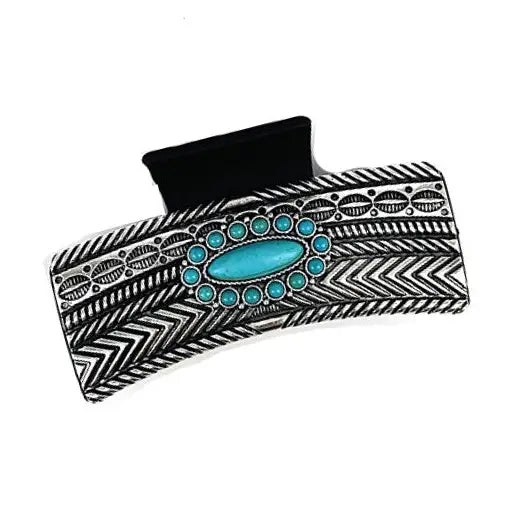 Western Style Turquoise Casting Hair Claw | Giftware - Accessories | Saddleworld Ipswich