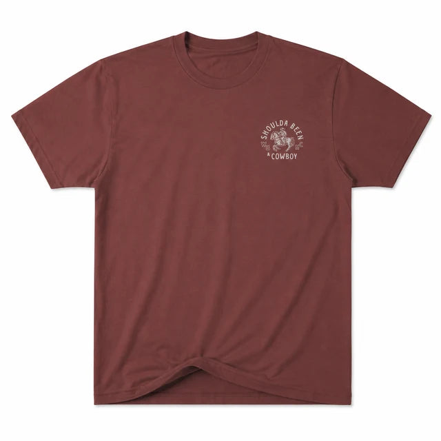 Whiskey Bent - Shoulda Been a Cowboy T Shirt | Country Clothing - Mens T SHirt | Saddleworld Ipswich