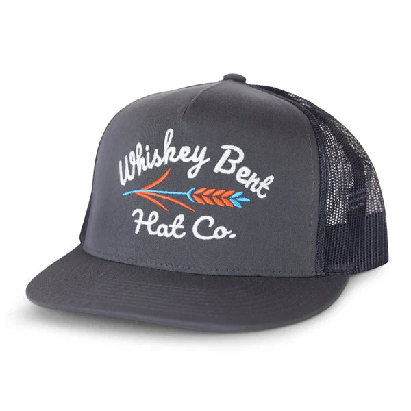 Whiskey Bent Hat Co Troubador - Charcoal | Country Clothing - Caps | Saddleworld Ipswich
