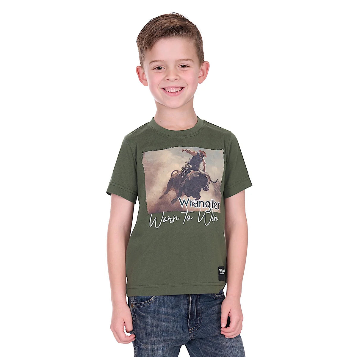 Wrangler Boys Carlos SS Tee | Country Clothing - Childrens Clothing | Saddleworld Ipswich