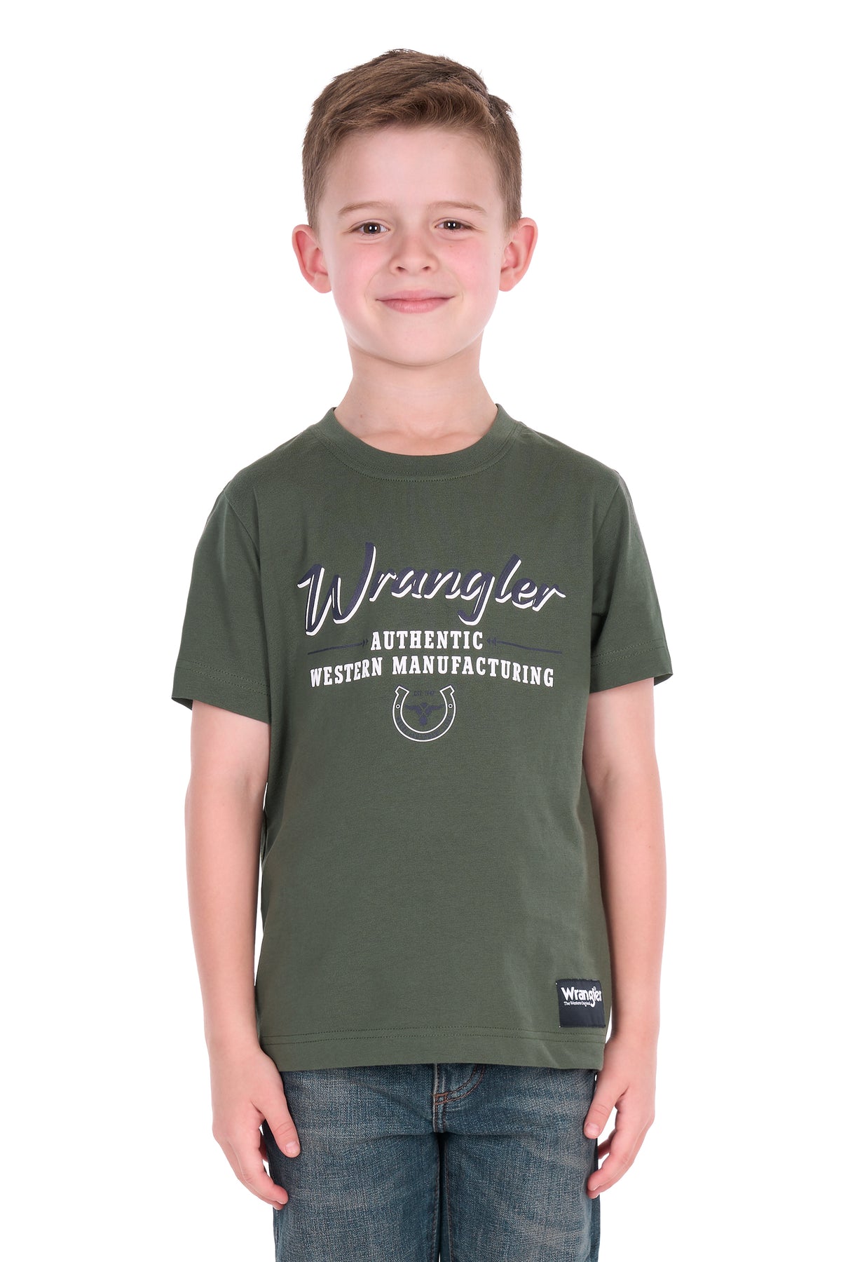 Wrangler Boys Williams SS Tee | Country Clothing - Childrens CLothing | Saddleworld Ipswich