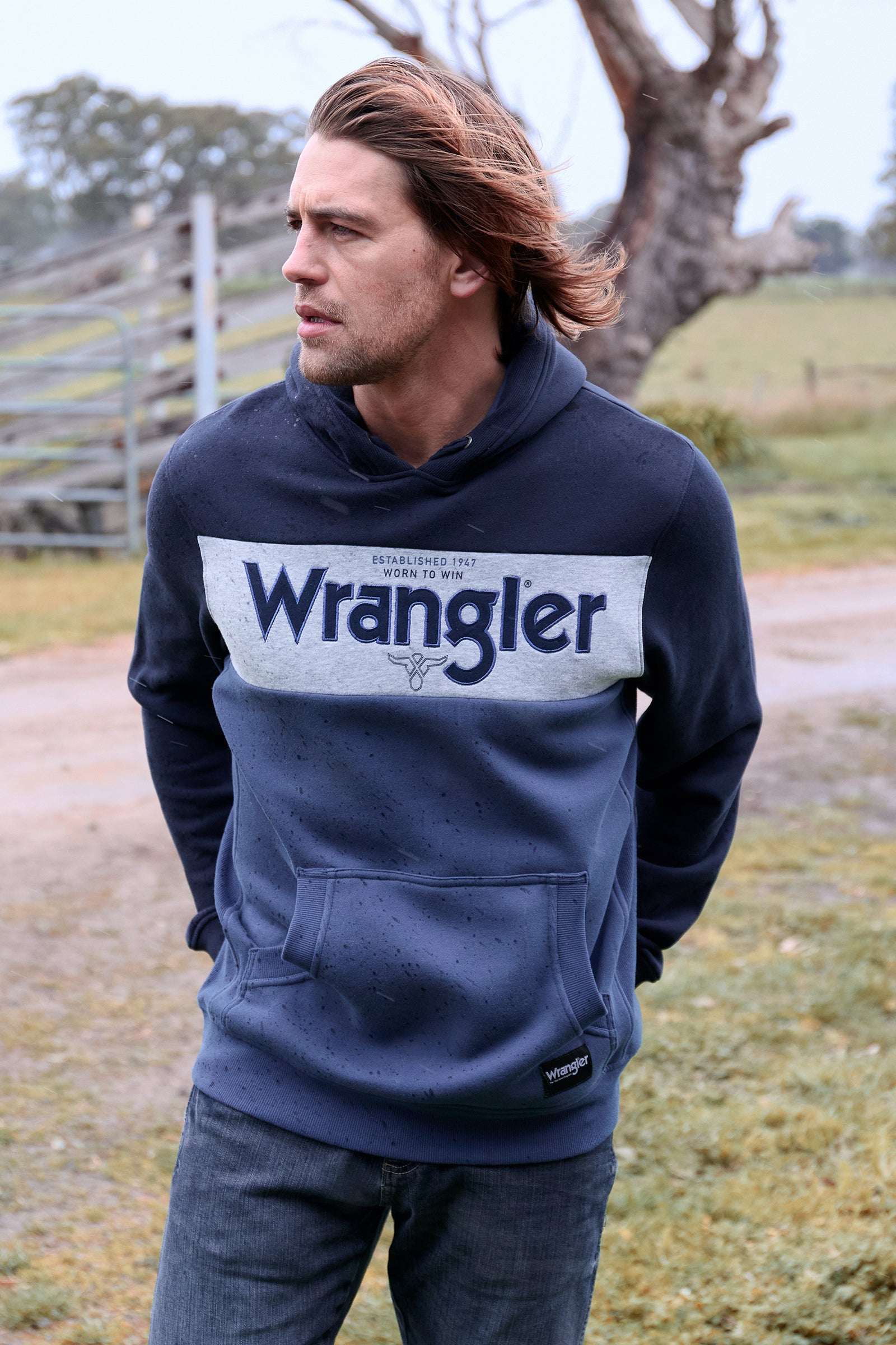 Wrangler Mens Clinton Hoodie