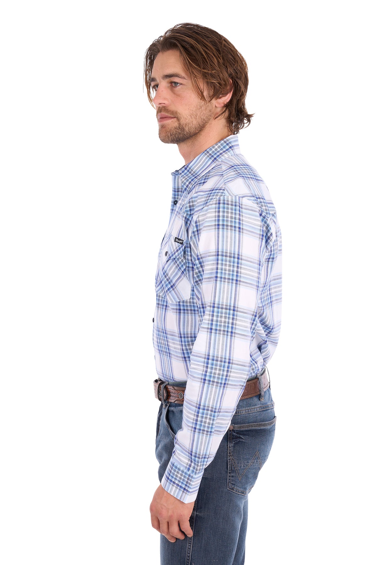 Wrangler Mens Eric LS Shirt | Country Clothing - Mens Shirt | Saddleworld Ipswich