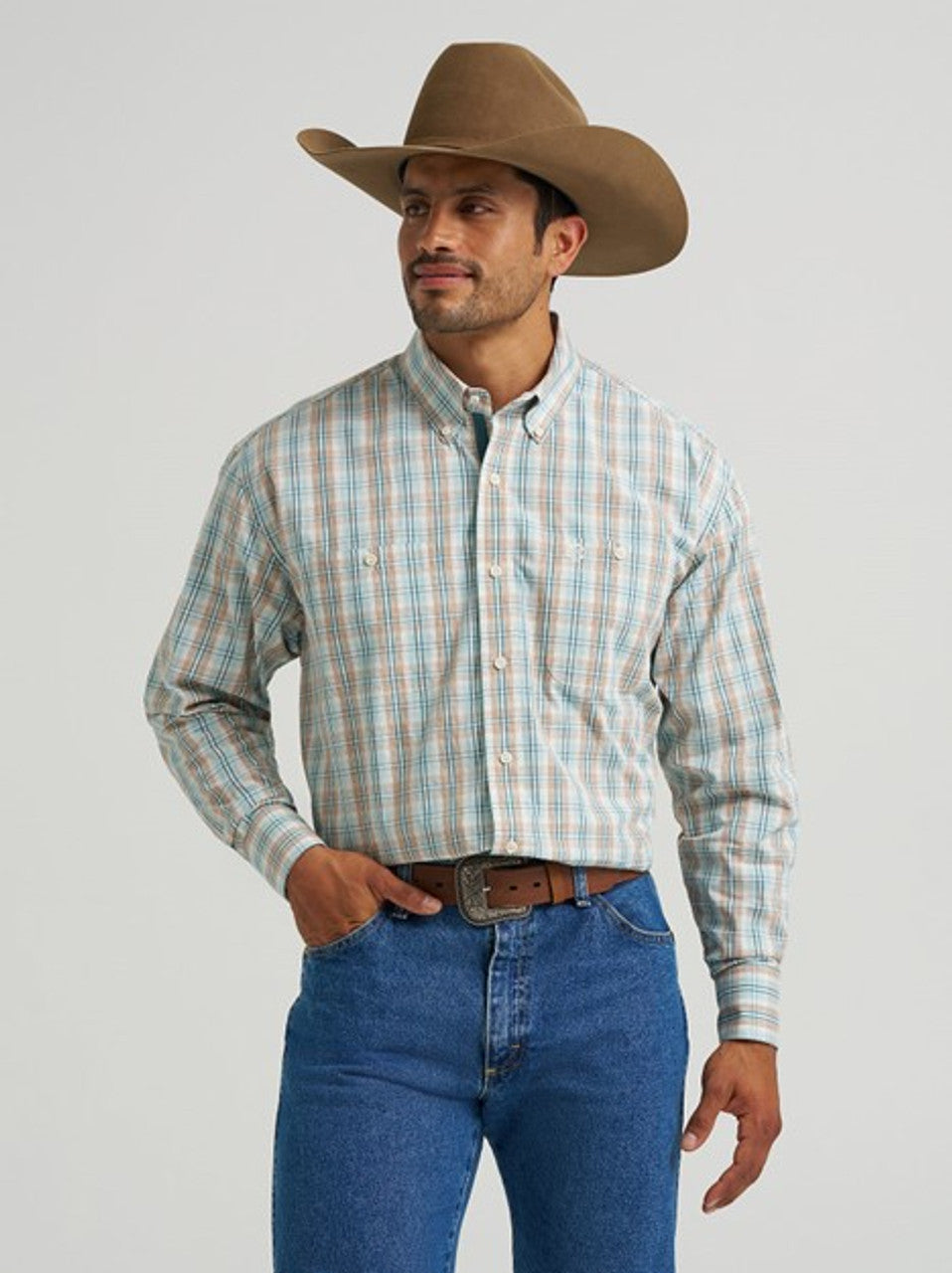 Wrangler® Mens George Strait | Country Clothing - Mens Shirt | Saddleworld Ipswich