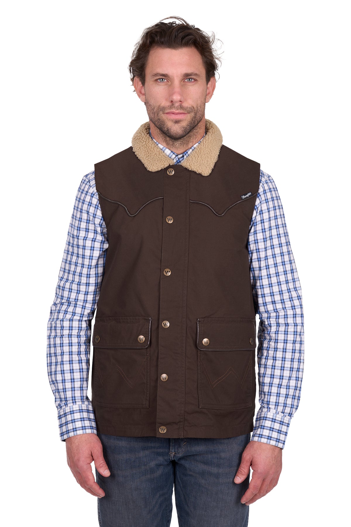 Wrangler Mens Jerome Vest | Country Clothing - Mens VEst | Saddleworld Ipswich