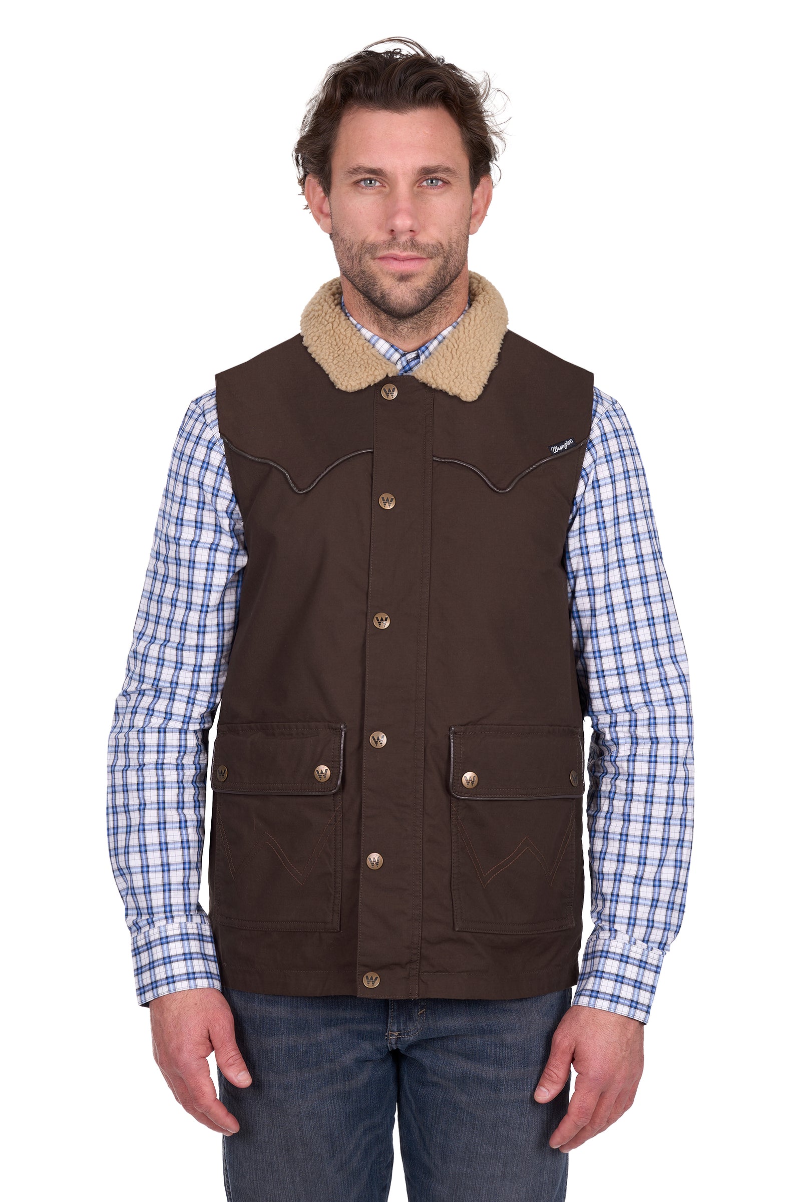 Wrangler Mens Jerome Vest | Country Clothing - Mens VEst | Saddleworld Ipswich