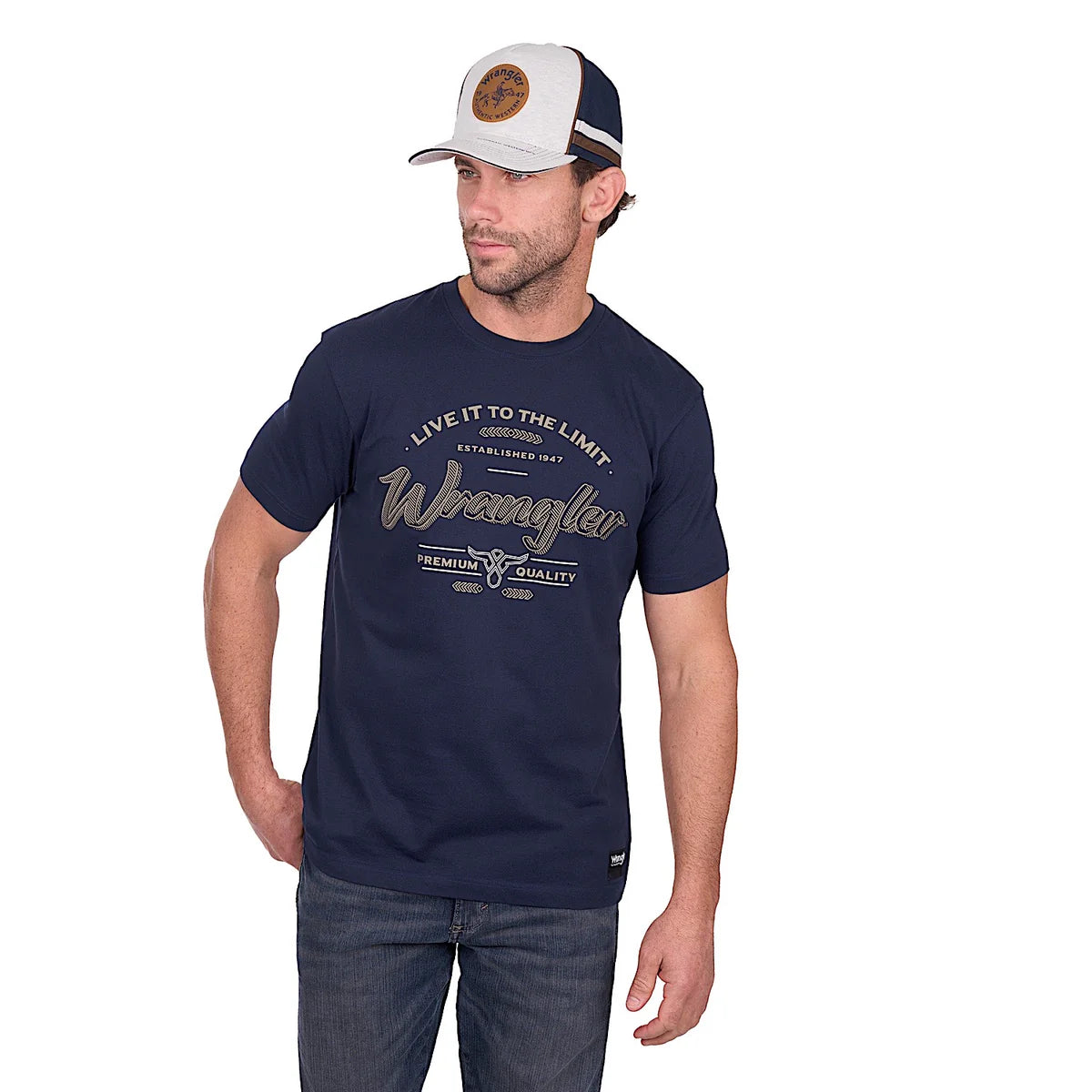 Wrangler Mens Joel SS Tee | Country Clothing - Mens T Shirt | Saddleworld Ipswich