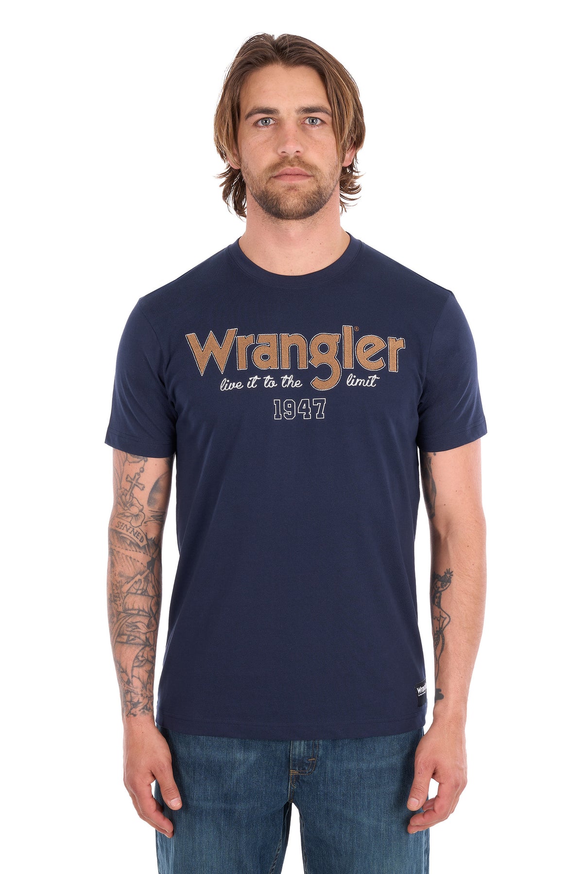 Wrangler Mens Kevin SS Tee | Country Clothing - Mens T SHirt | Saddleworld Ipswich