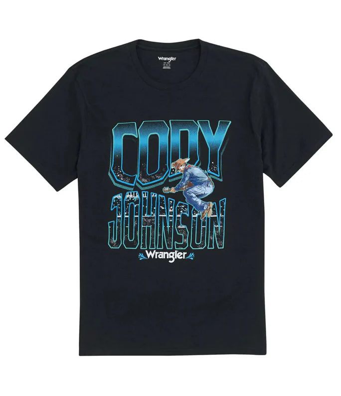 Wrangler Mns Graphic Cody Johnson T Shirt | Country Clothing - Mens T Shirt | Saddleworld Ipswich