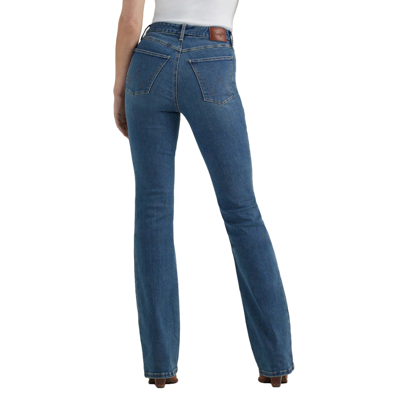 Wrangler Wmns BESPOKE Ada High Rise Bootcut Jeans | Country Clothing - Ladies Jeans | Saddleworld Ipswich