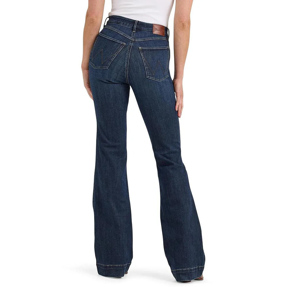 Wrangler Wmns BESPOKE Alexandra High Rise Trouser Jeans | Country Clothing - Ladies Jeans | Saddleworld Ipswich
