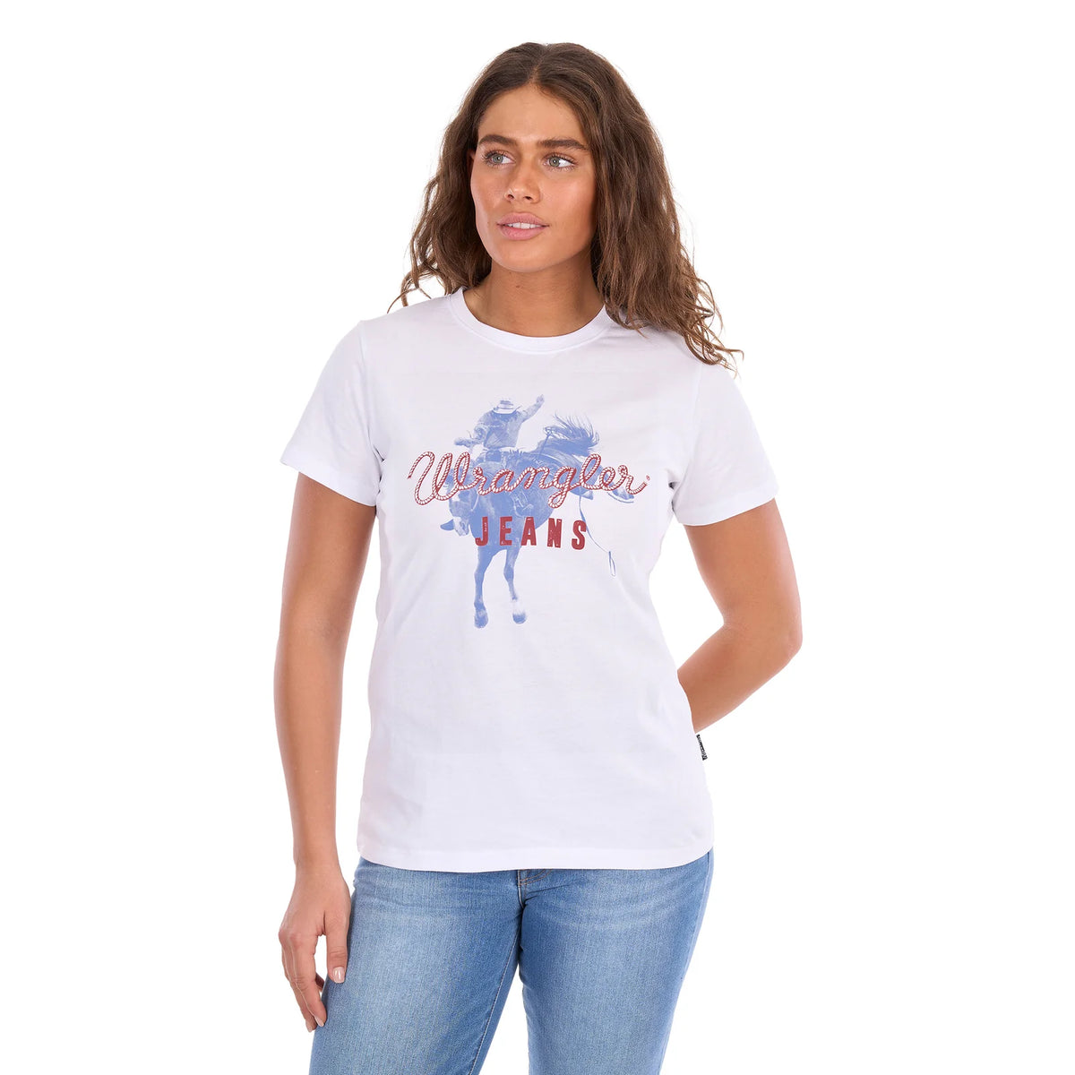 Wrangler Wmns Gwen SS Tee | Country Clothing - Ladies T Shirt | Saddleworld Ipswich