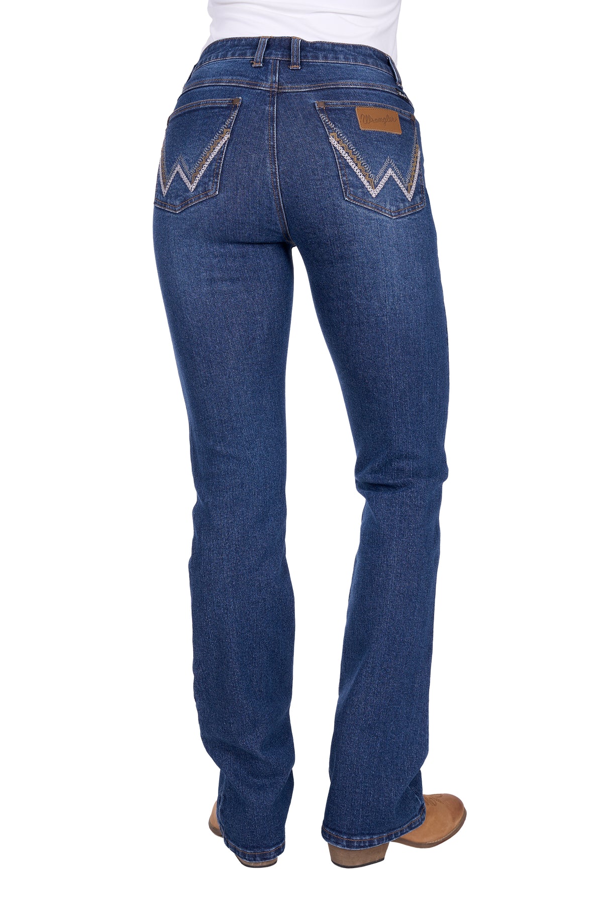 Wrangler Wmns Laura Hi Rise Bootcut Jean | Country Clothing - Ladies Jeans | Saddleworld Ipswich