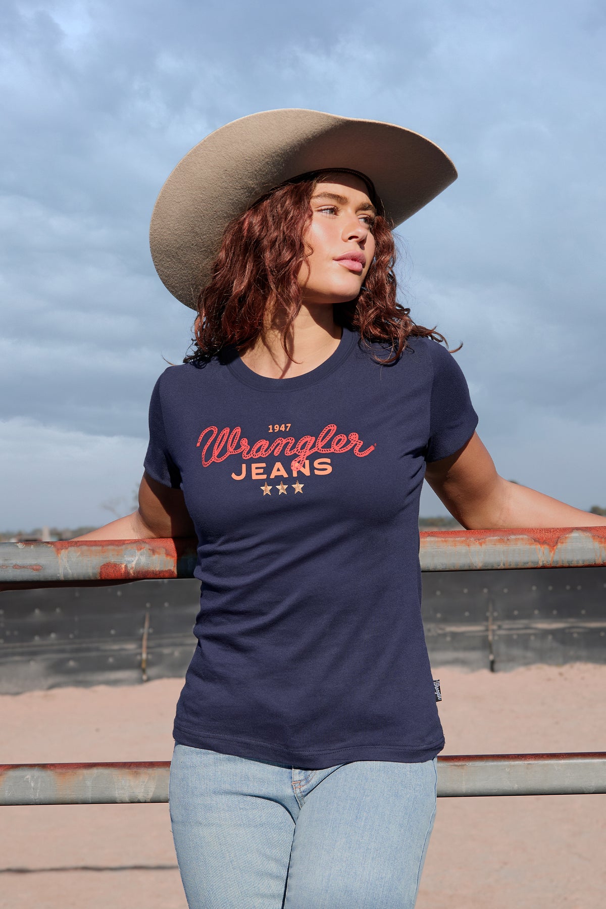 Wrangler Wmns Piper SS Tee | Country Clothing - T Shirt | Saddleworld Ipswich