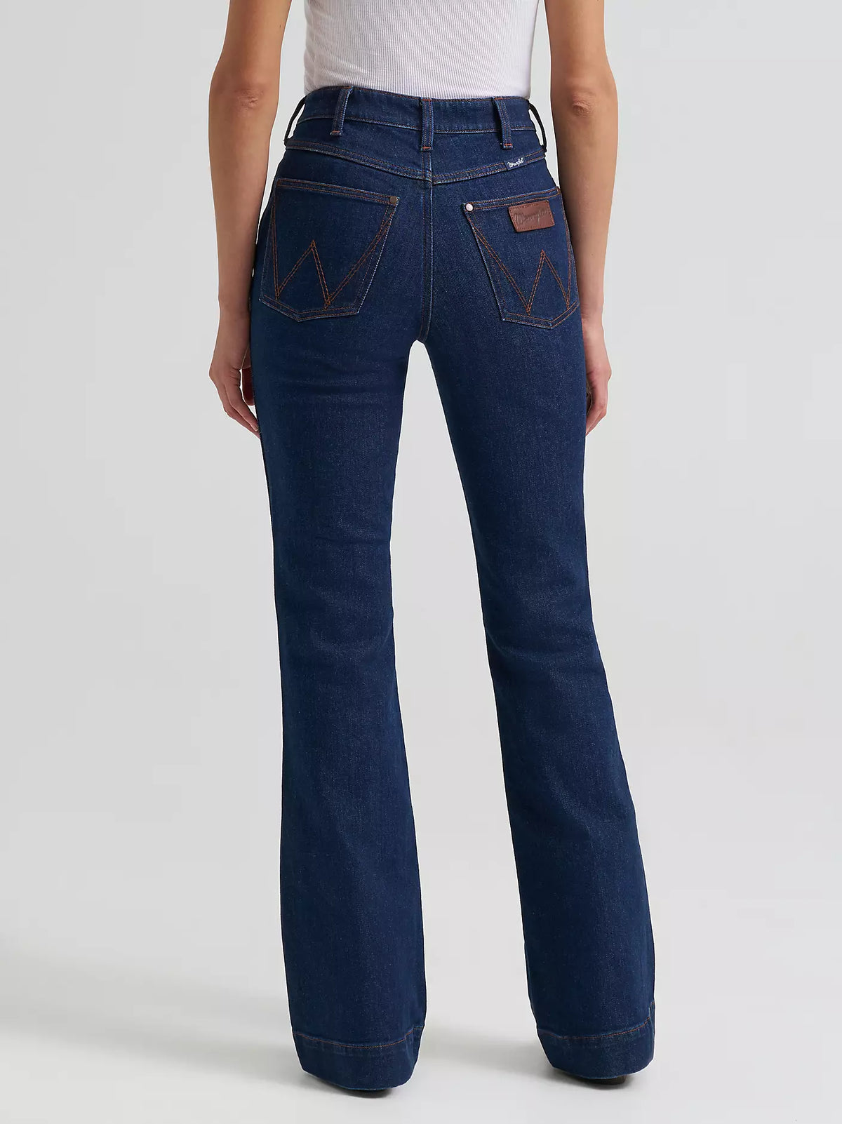 Wrangler Wmns Retro Bailey High Rise Pintuck Trouser | Country Clothing - Ladies JEans | Saddleworld Ipswich