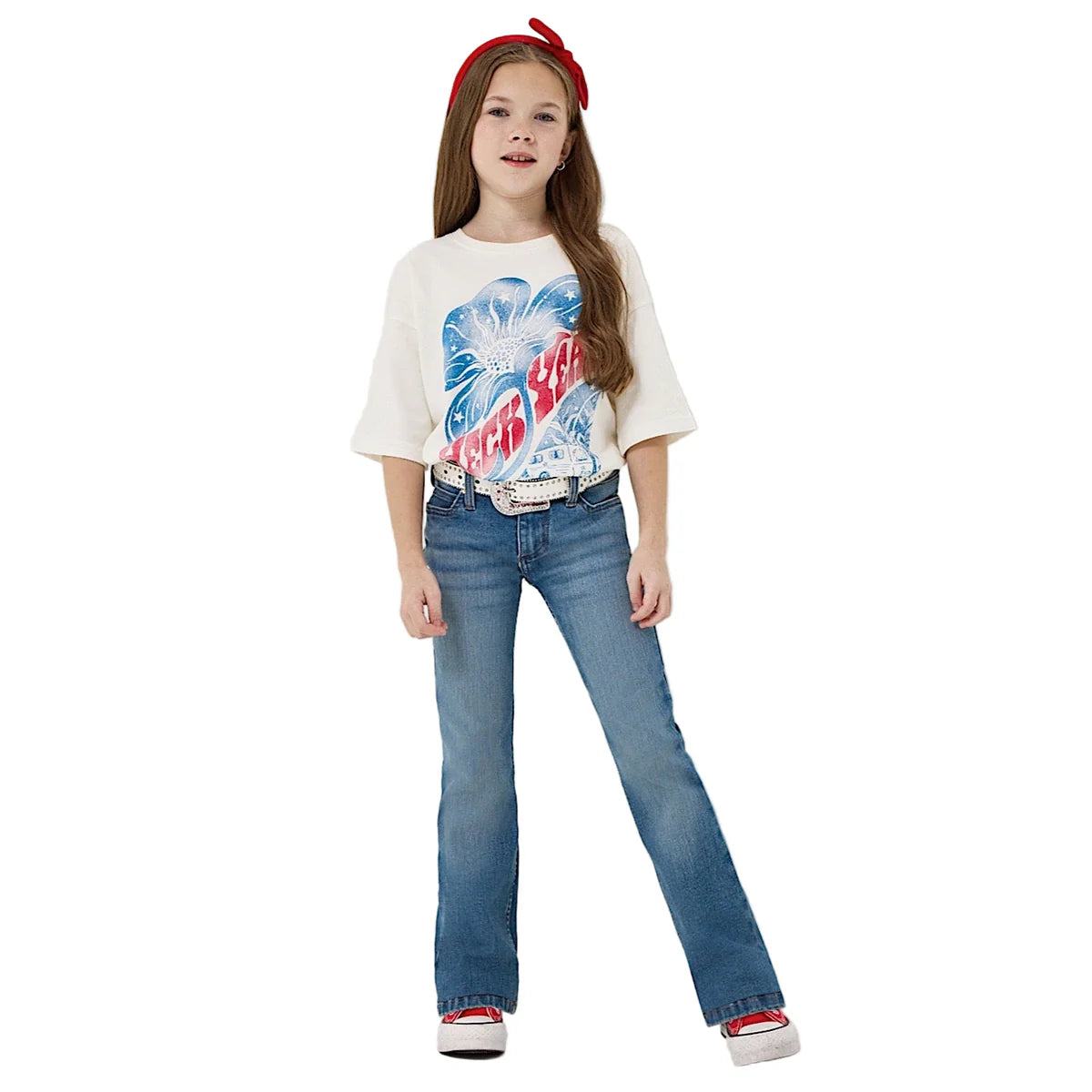 Wrangler X Lainey Wilson Girls Boot Huggers | Country Clothing - Jeans | Saddleworld Ipswich