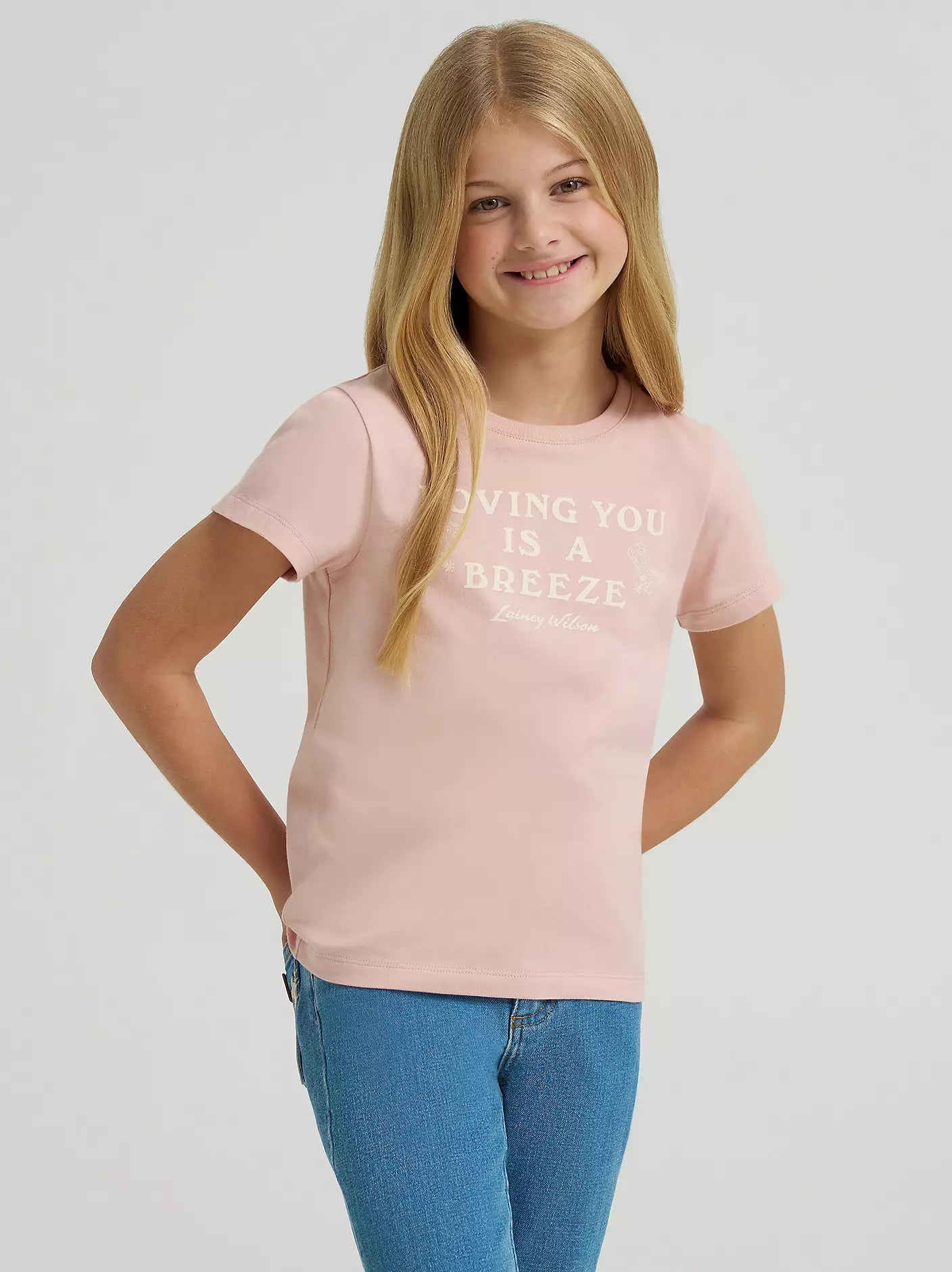 Wrangler X Lainey Wilson Girls Breeze Tee | Country Clothing - Ladies T Shirt | Saddleworld Ipswich
