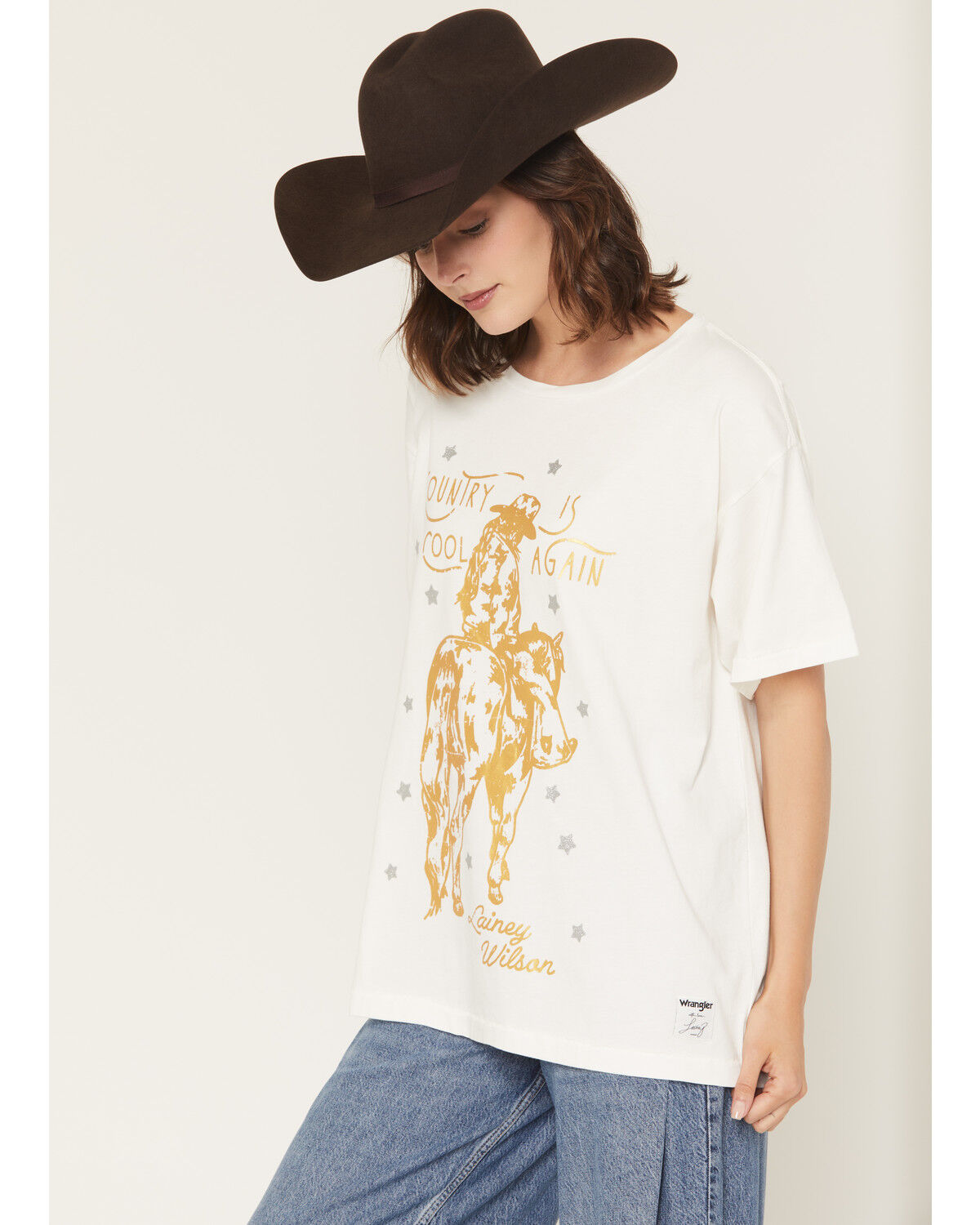 Wrangler x Lainey Wilson Country Cool Again | Country Clothing - Ladies T Shirt | Saddleworld Ipswich