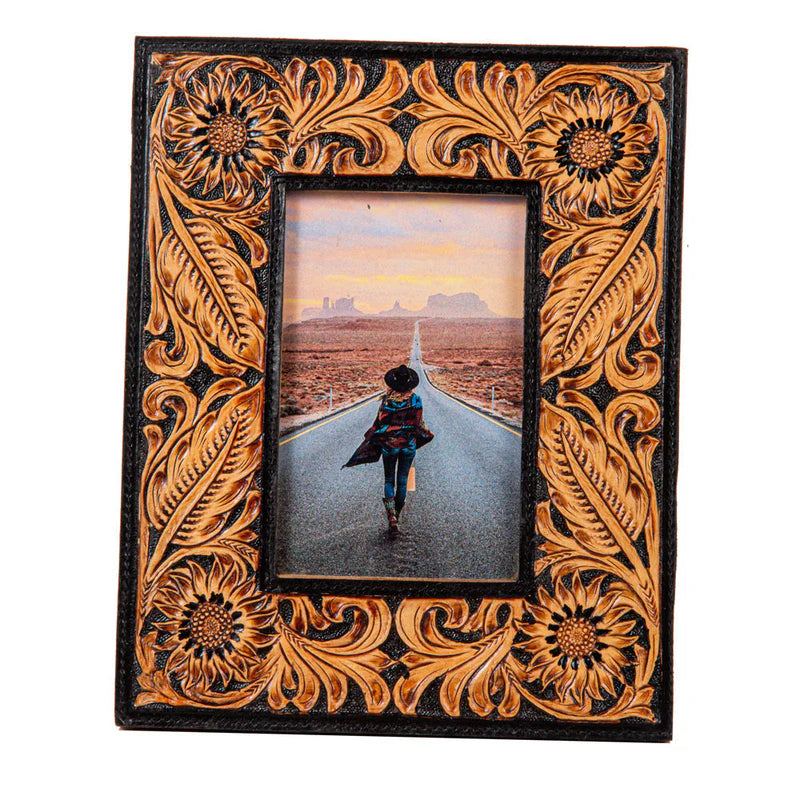 Wyburn Canyon Hand Tooled Photo Frame | Giftware - Photo Frame | Saddleworld Ipswich