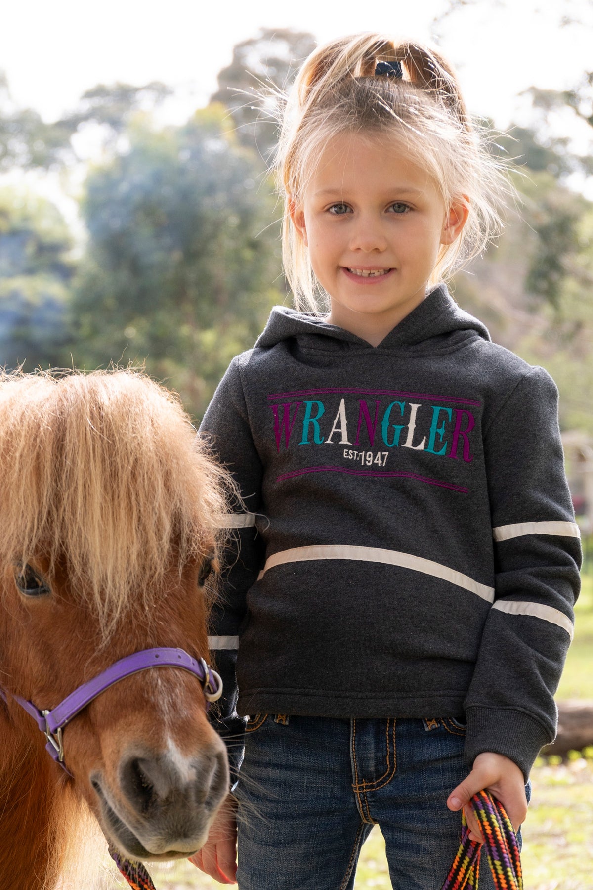 Wrangler Girls Cathie Pullover Hoodie - Summer Clearance