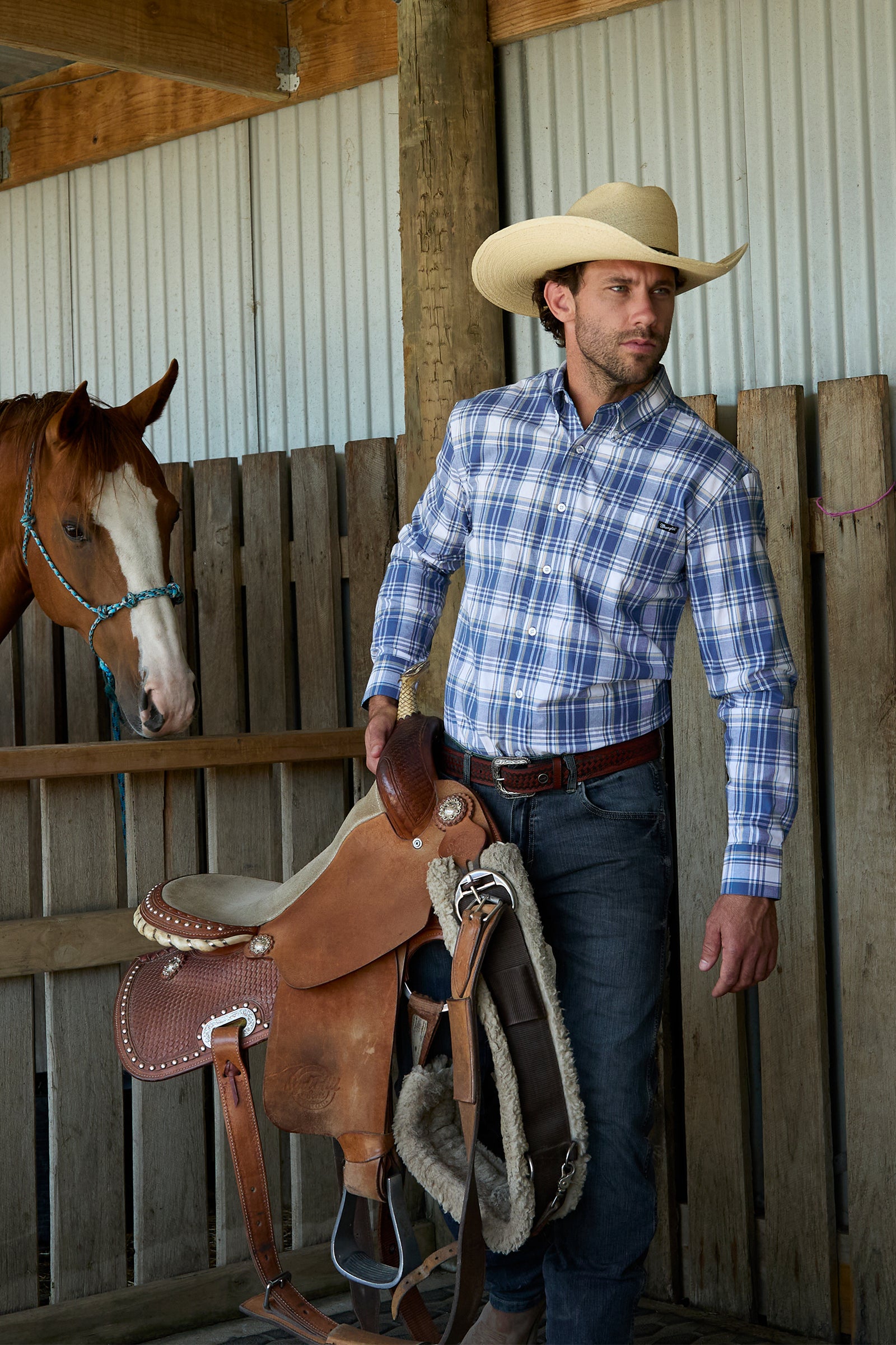 Wrangler Mens Ranger LS Shirt