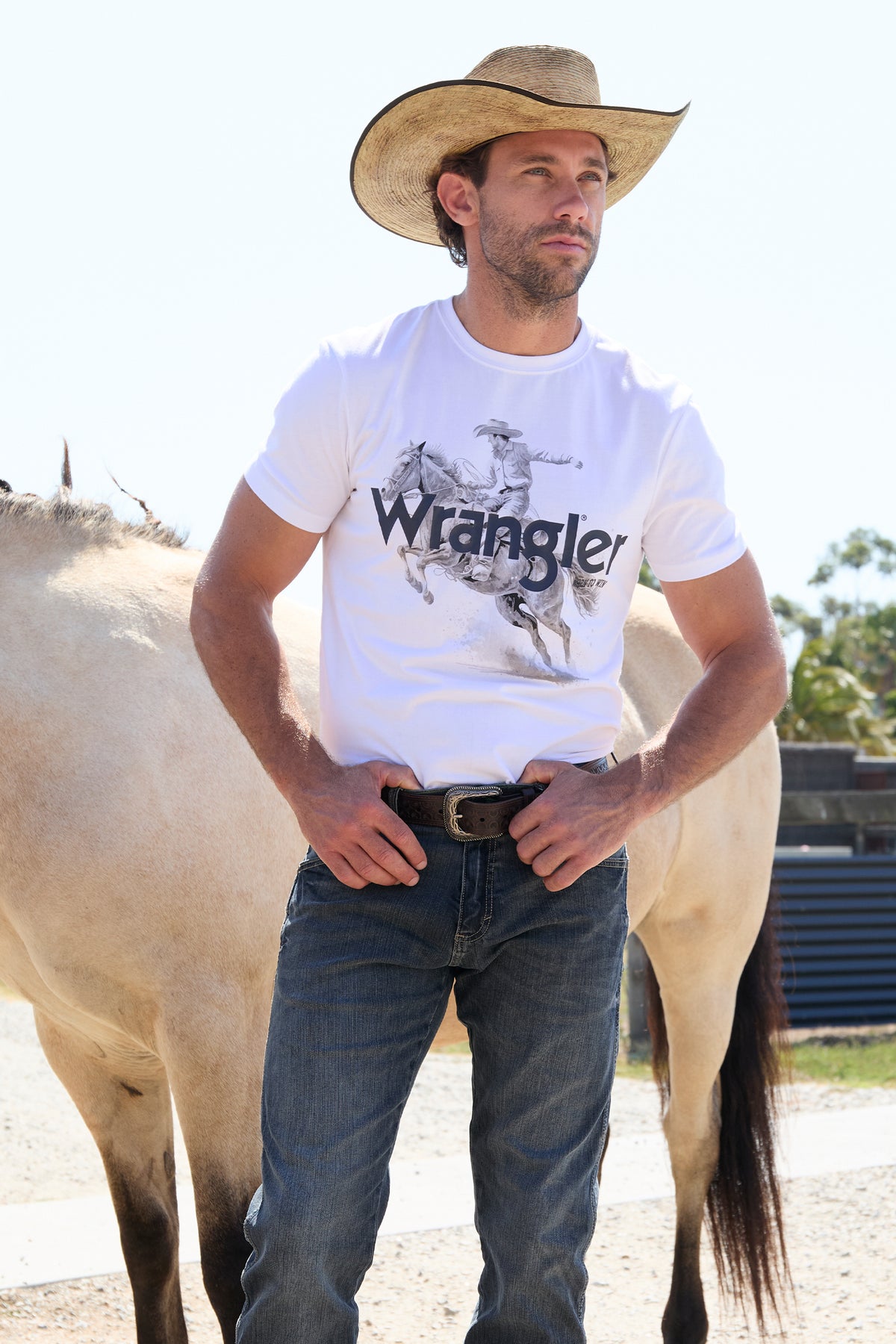 Wrangler Mens Lance SS Tee - EOFY Sale