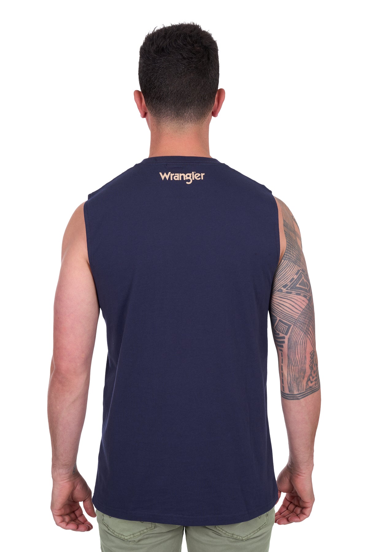 Wrangler Mens Mario Muscle Tank - EOFY Sale
